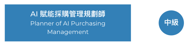 AI × 採購 證照架構